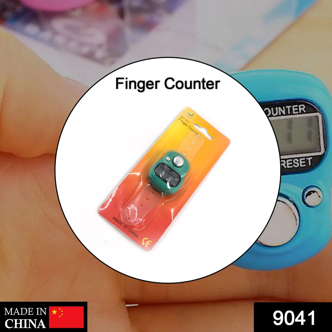 Digital Electronic Finger Tally Counter – Portable 5-Digit LCD Handheld Clicker for Prayer, Sports, & Lap Tracking (Blue)
